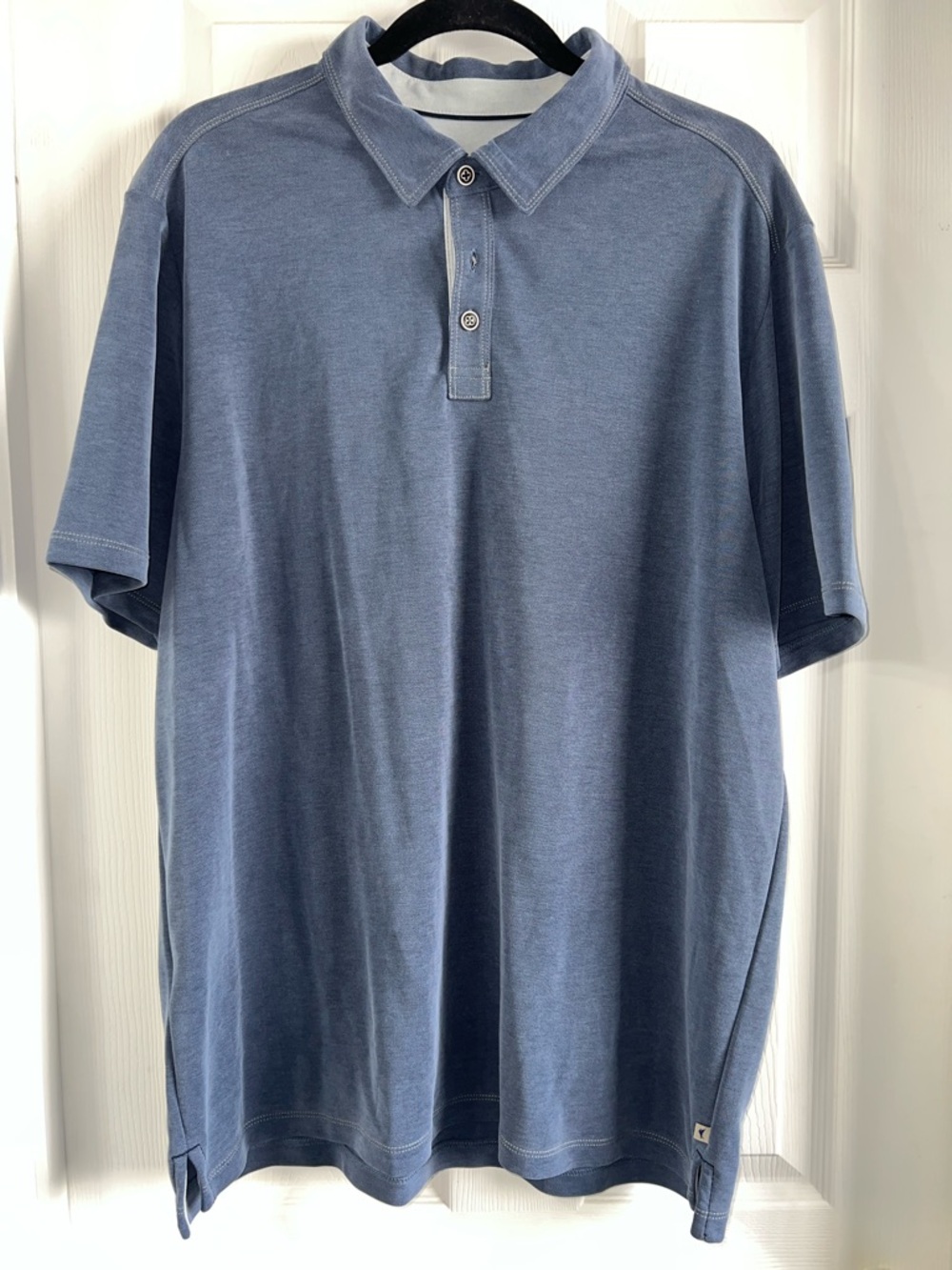 NWOT Tommy Bahama Men's Washed Blue Short Sleeve Polo